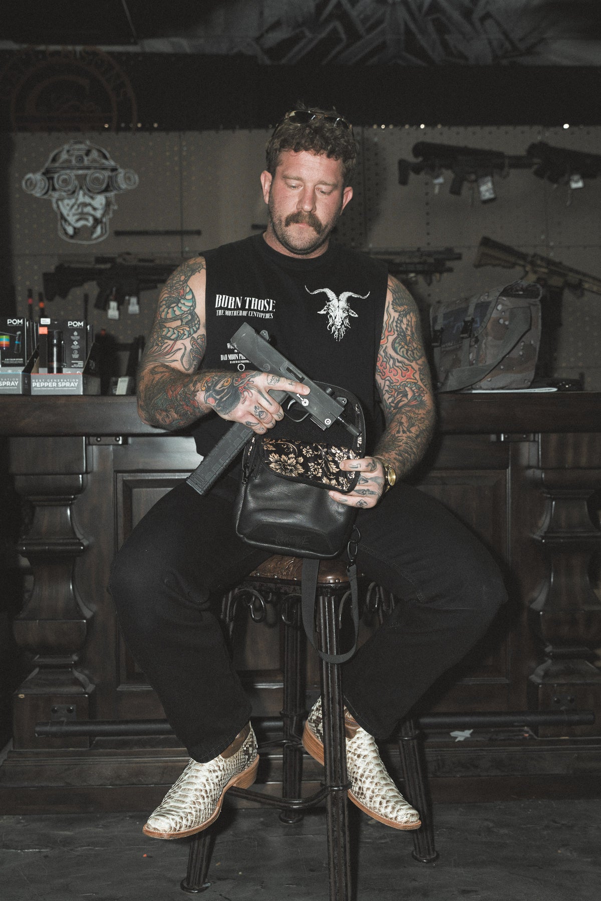 Bad Moon x Gallenson's Leather Crossbody