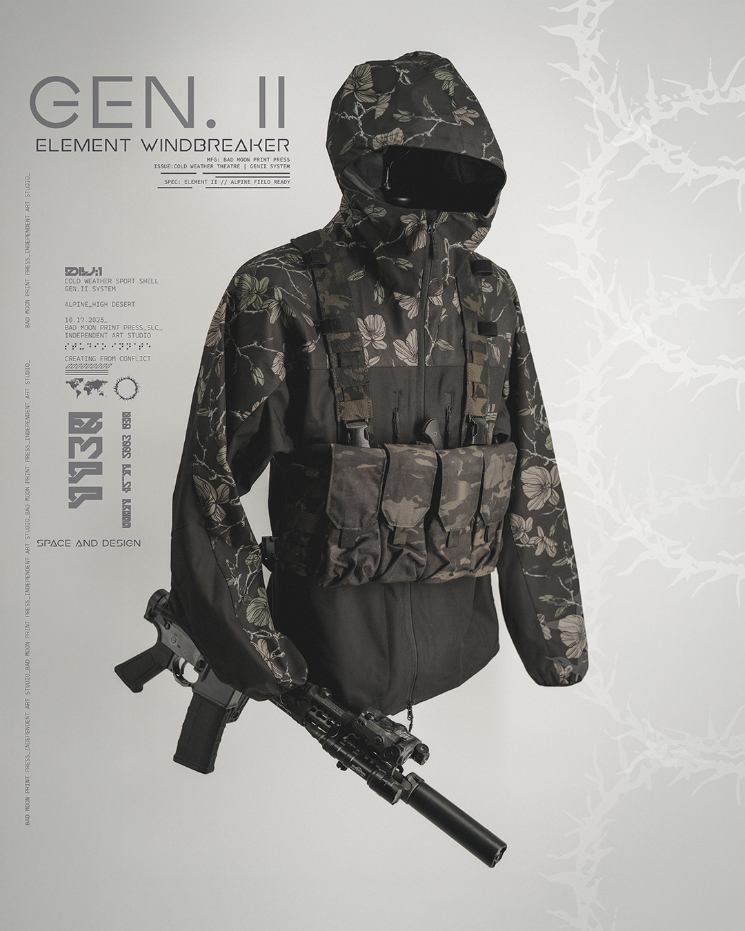 Gen. II Element Windbreaker - Midnight Magnolia