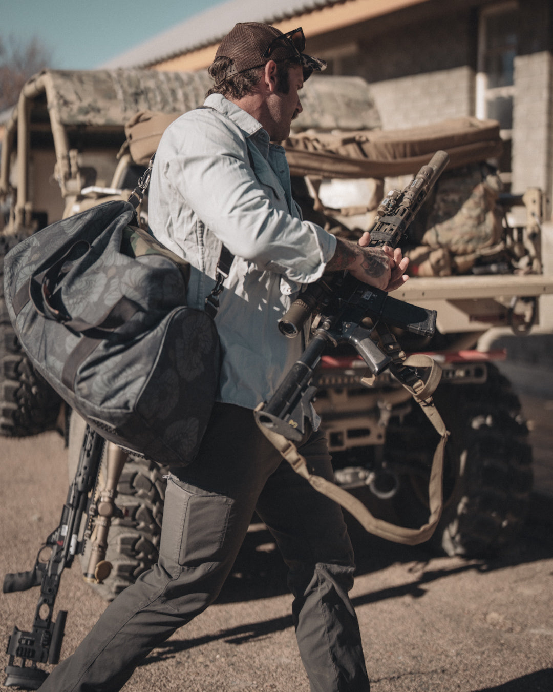 Classic Poppy Duffle