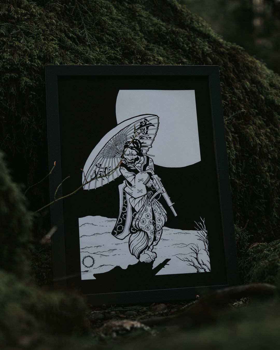 Geisha Girl Print