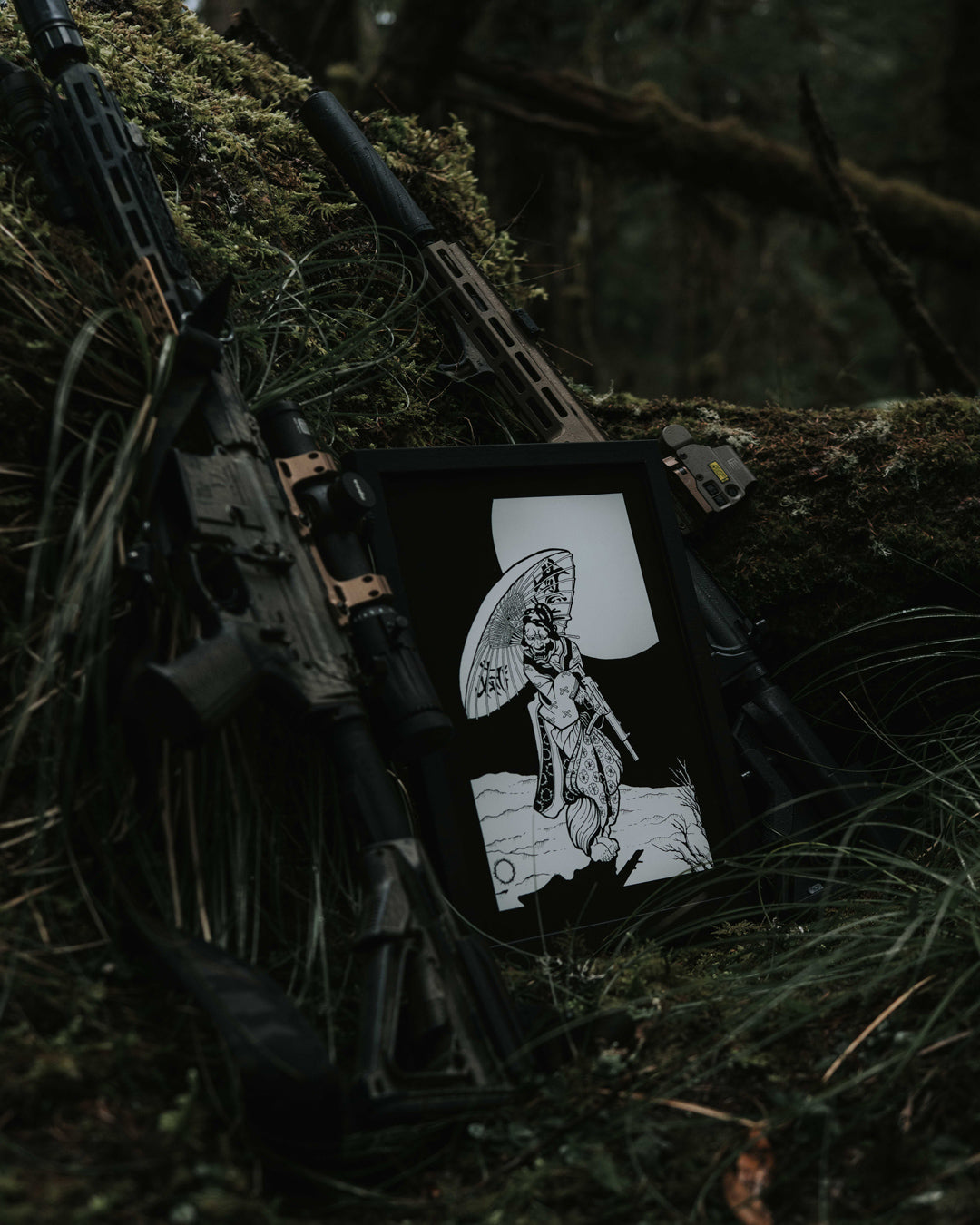 Geisha Girl Print