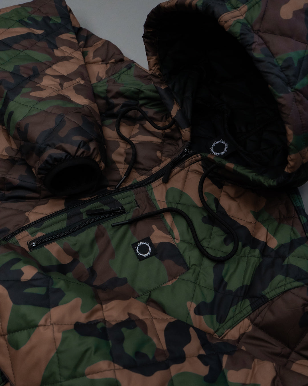 Quilted Oni Jacket - Woodland – Bad Moon Print Press