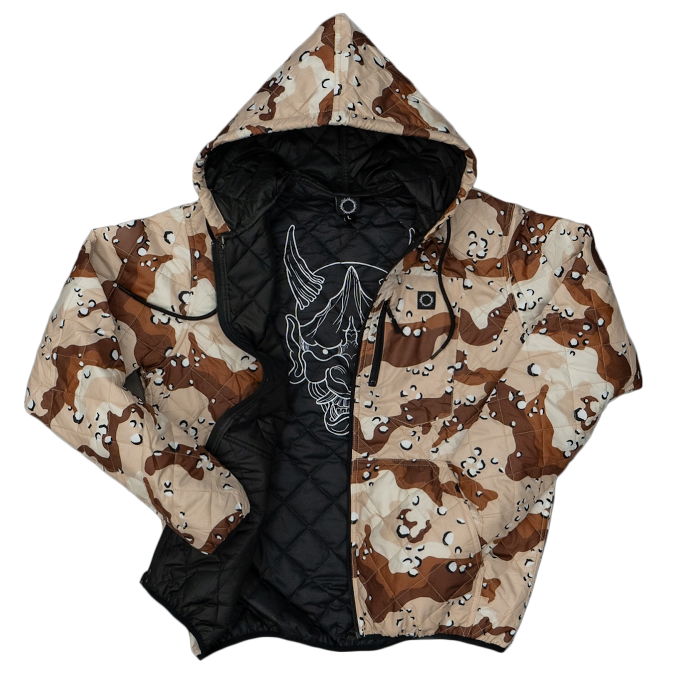 Quilted Oni Jacket - Chocolate Chip – Bad Moon Print Press